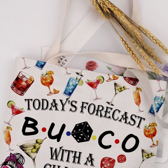 B-Unco Nht Gift TodayB-Unco With A Chance Of Drinking Tote B-Unco UwU - Picture 4 of 6